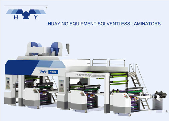 kwaliteit  Industrial High Speed Solventless Lamination Machine Configured With Solvent Type Laminated Functional Parts fabriek