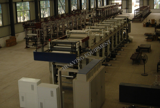 9 Machine van de kleuren Flexographic Druk, Rotogravureprinter With Ink Tray Trolley