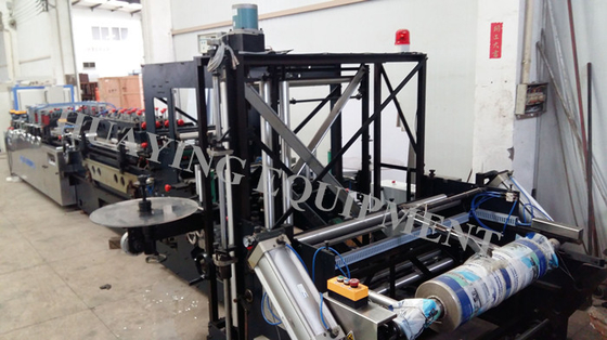 De Machine van de zakverpakking voor Voedsel Verpakking, Plastic Zak die tot Machine maken Dubbel Snijdersapparaat