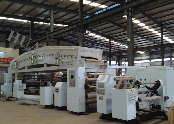 7001050mm Gelamineerde Machine Twee van de breedte Droge Laminering Rollen die Structuur met een laag bedekken